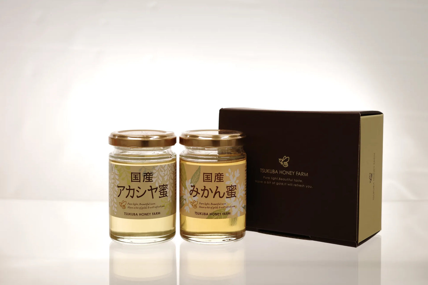 国産はちみつギフトセットA・B(150g2本)
